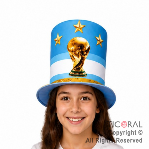 SOMBRERO GALERA ARGENTINA MUNDIAL DISE�OS SURTIDOS x 5
